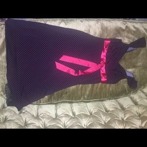 Black with red polkadot dress by my MICHELLE